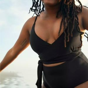 Aerie Wrap One Piece Swimsuit